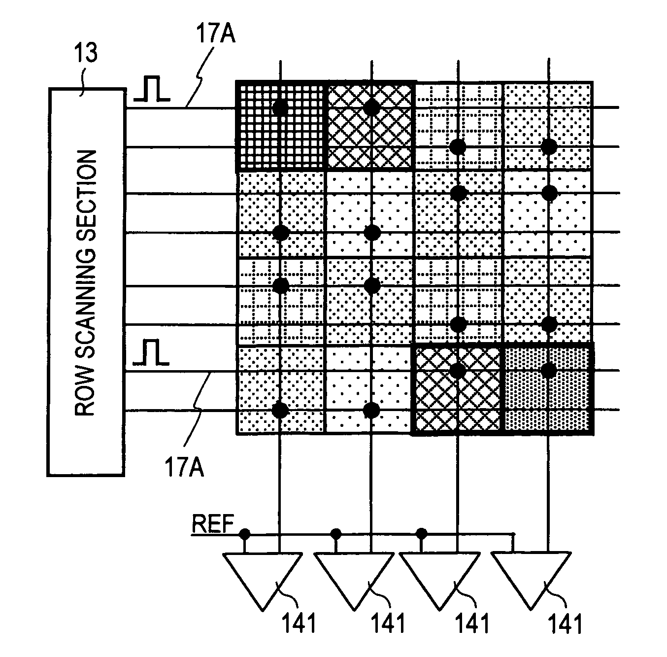 Solid-state imaging apparatus with plural readout modes, and electronic equipment