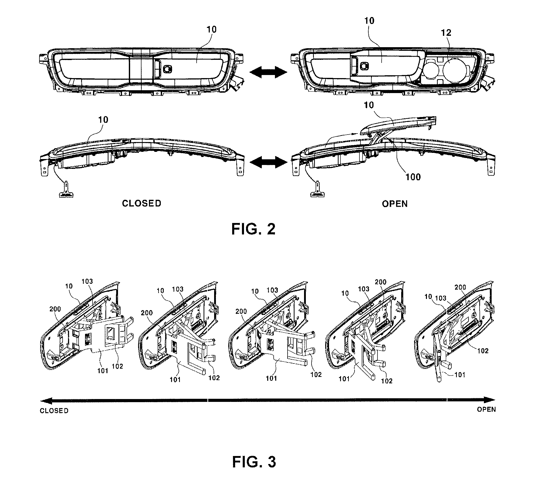 Door assembly for charging port of electric vehicle