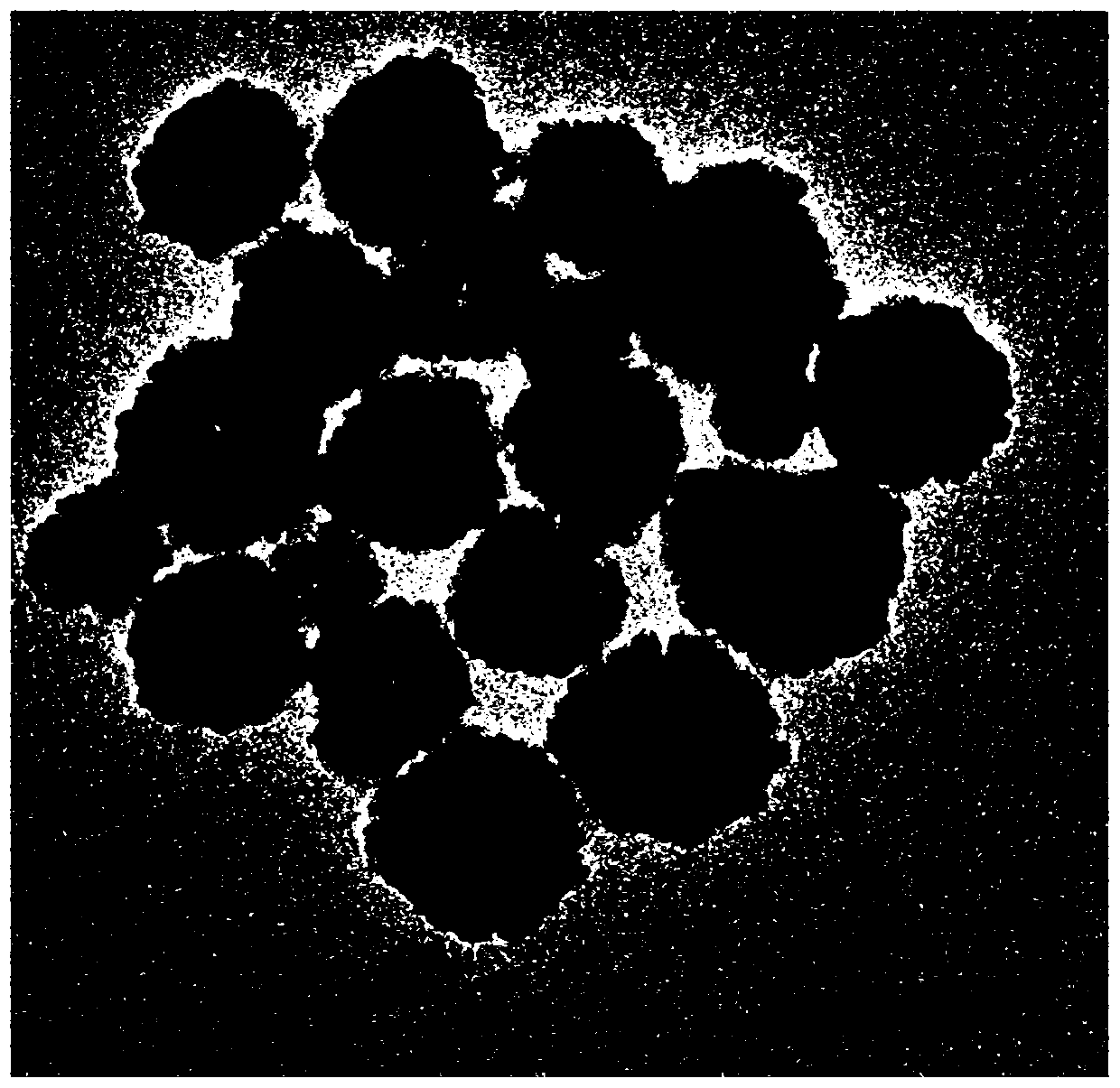 Preparation method of small-size iron disulfide nano hollow spheres