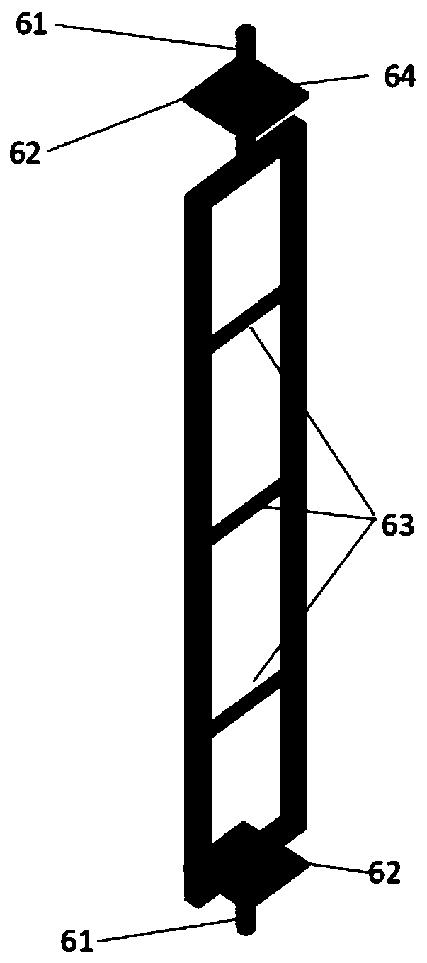 Transformer substation building wall pipeline laying device