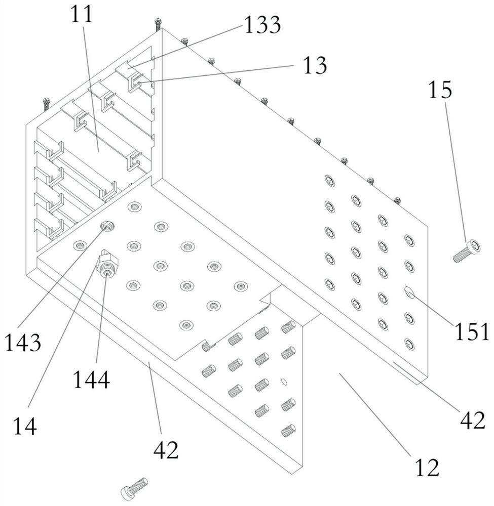 Beam cap, frame beam and building body