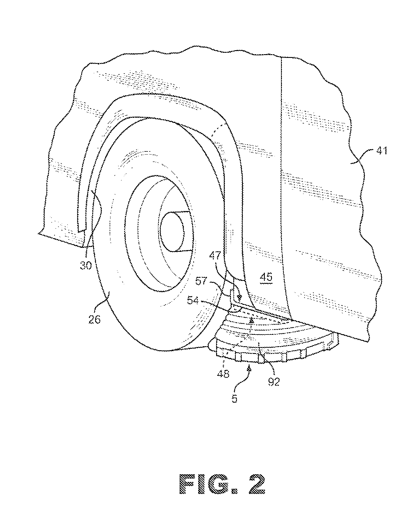 Telescoping vehicle safety guard
