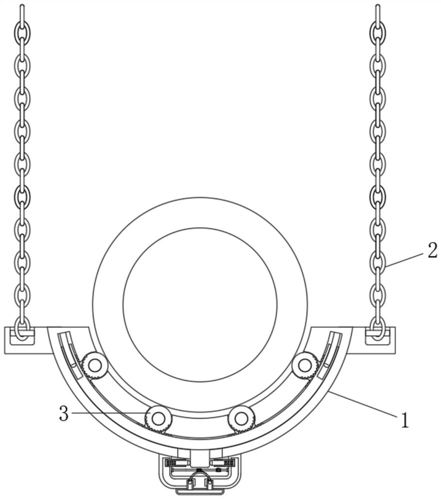 Hot-dip galvanizing device for electric iron tower part production