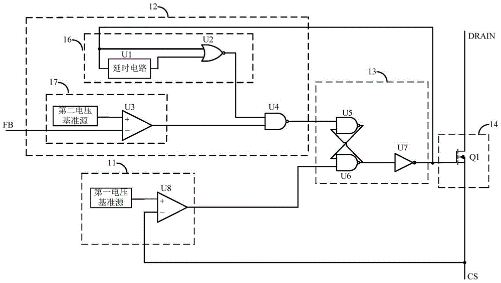 LED lighting device, LED driving circuit and its switching power supply driving chip