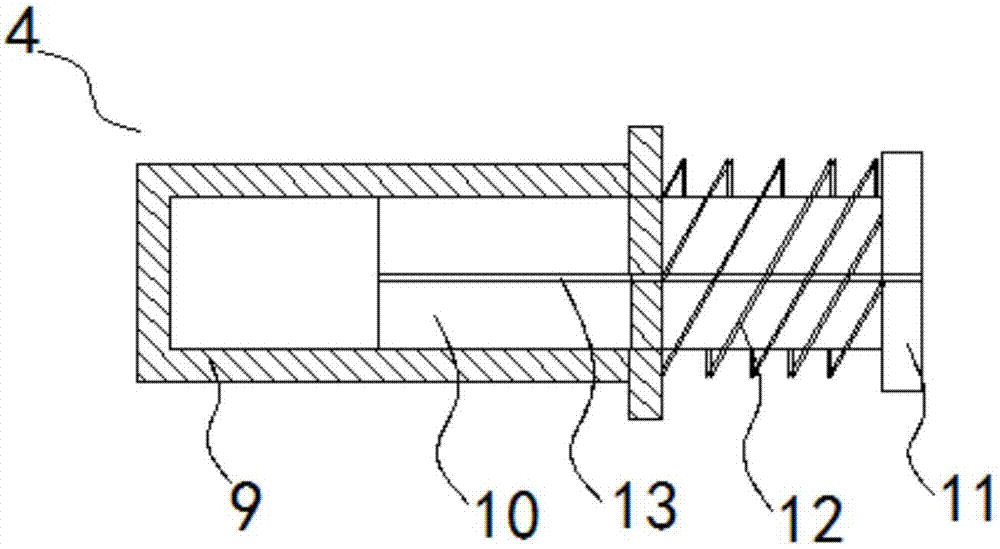 Damping device for small and medium-sized electromechanical equipment