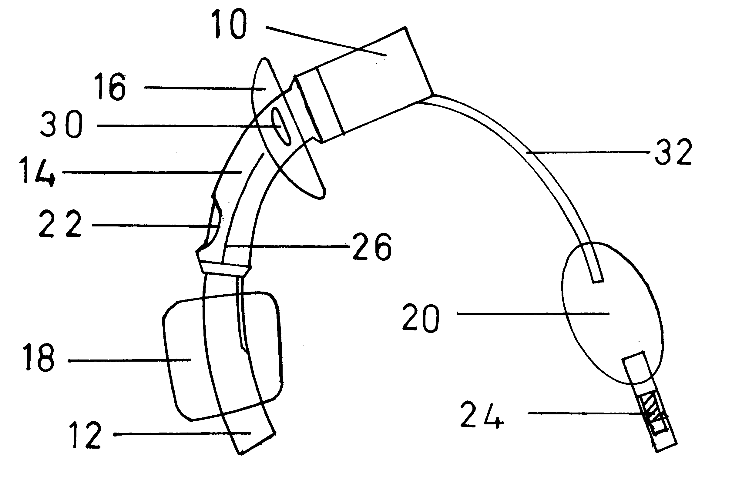 Tracheostomy tube with cuff on inner cannula