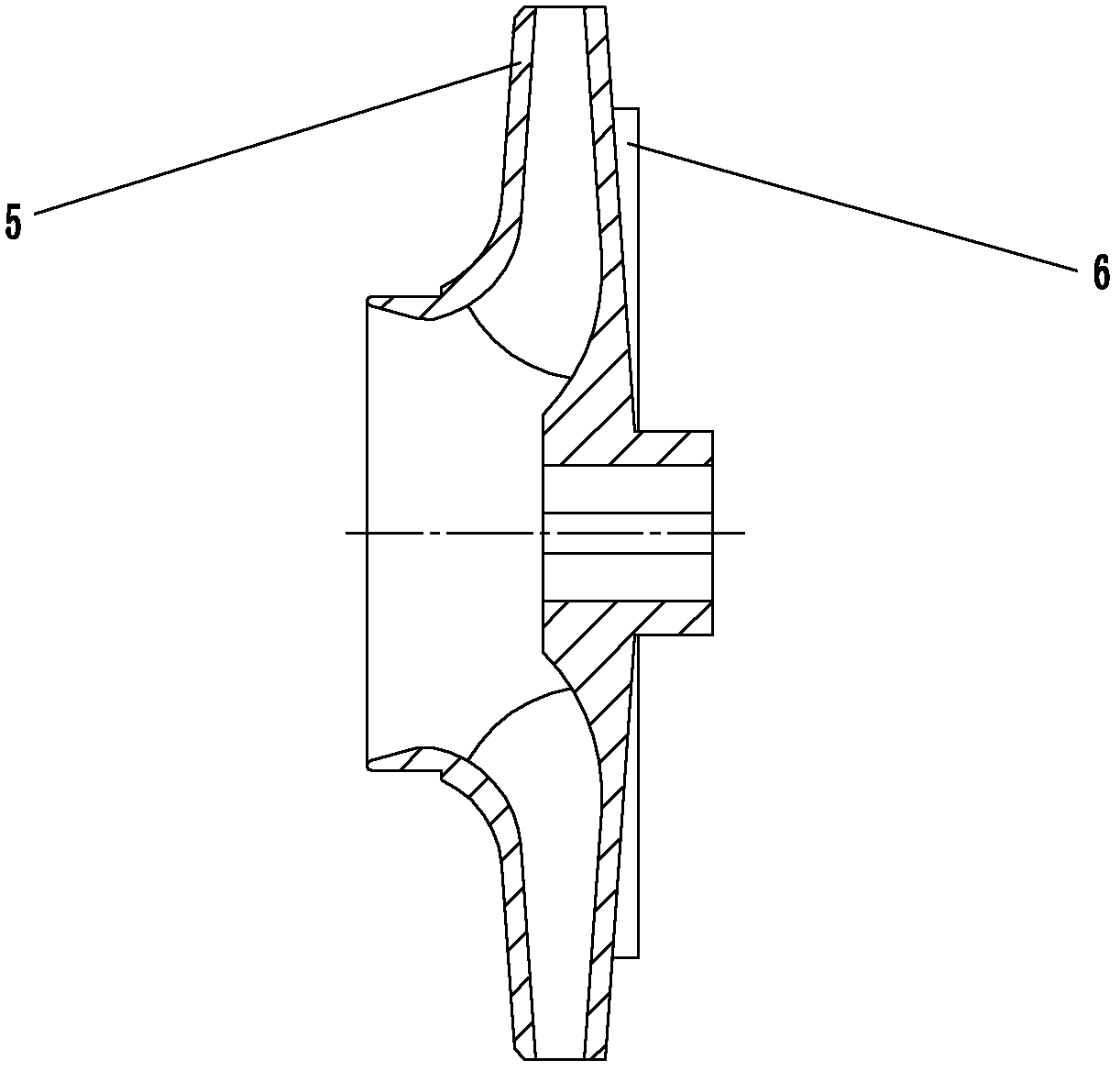 Vertical internal and external mixing shaft-seal-free self-sucking pump