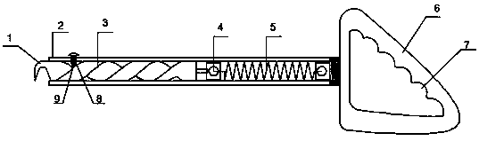 Hand-held spinning type steel bar binding device