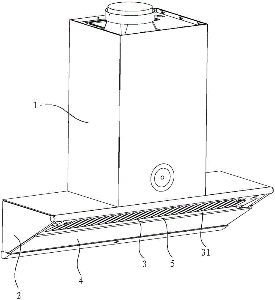 Range hood with auxiliary air inlet channel