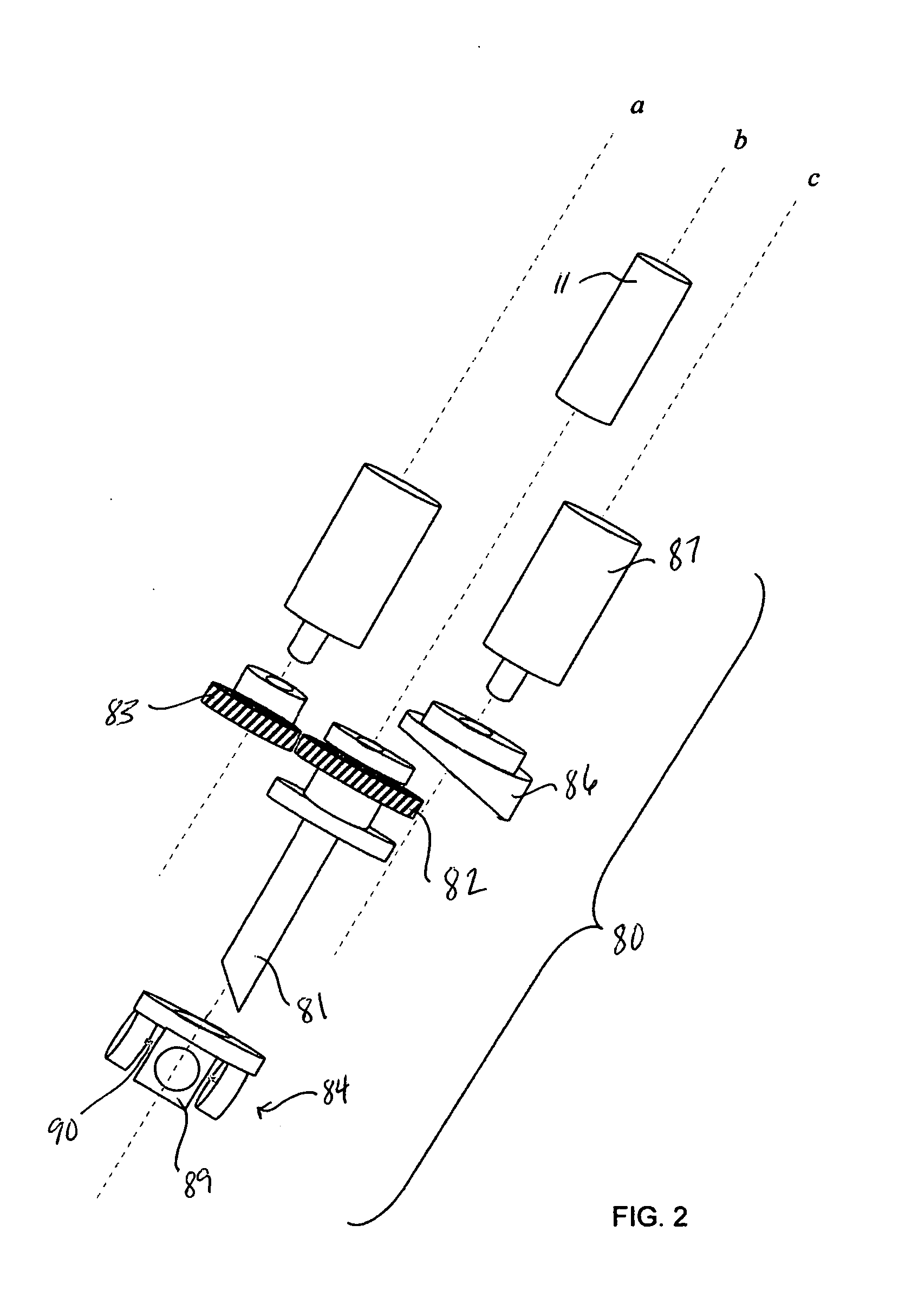 Stand-alone scanning laser device