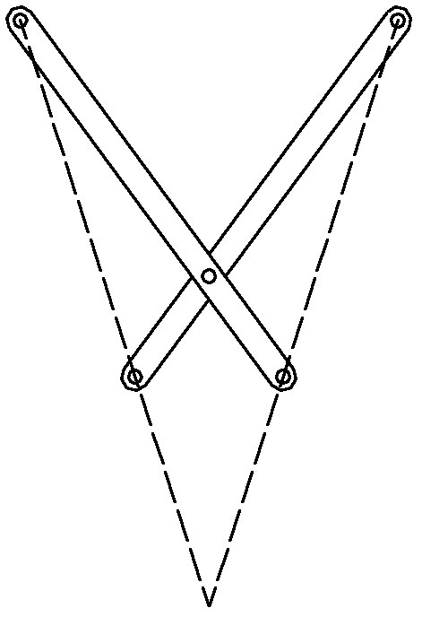 Movable structure based on folding-rod shearing-type unit