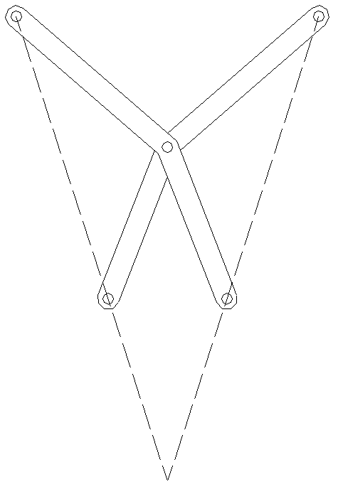 Movable structure based on folding-rod shearing-type unit