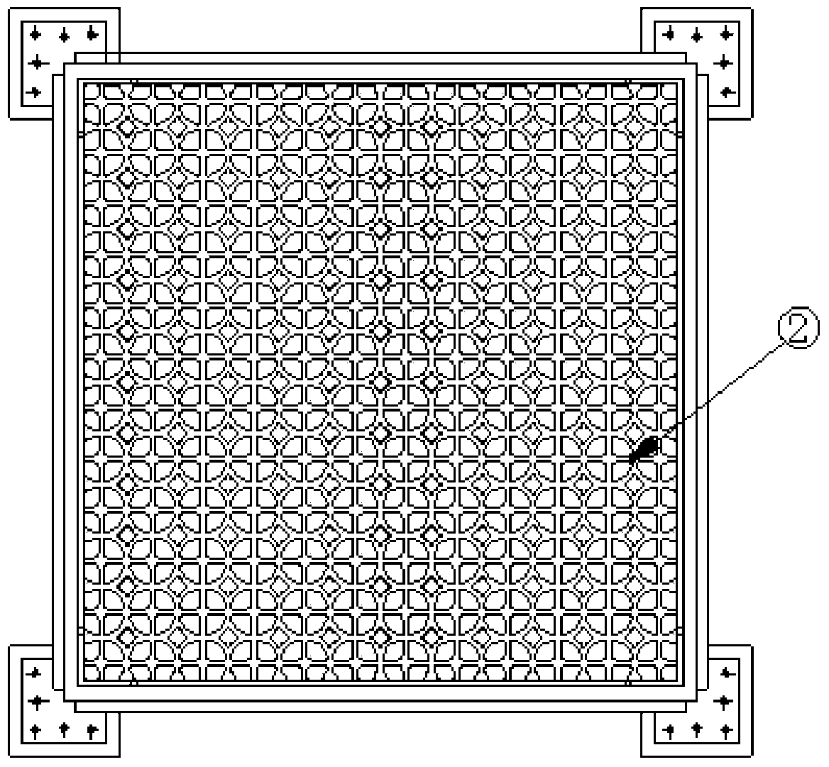 Ventilation guide plate for computer room
