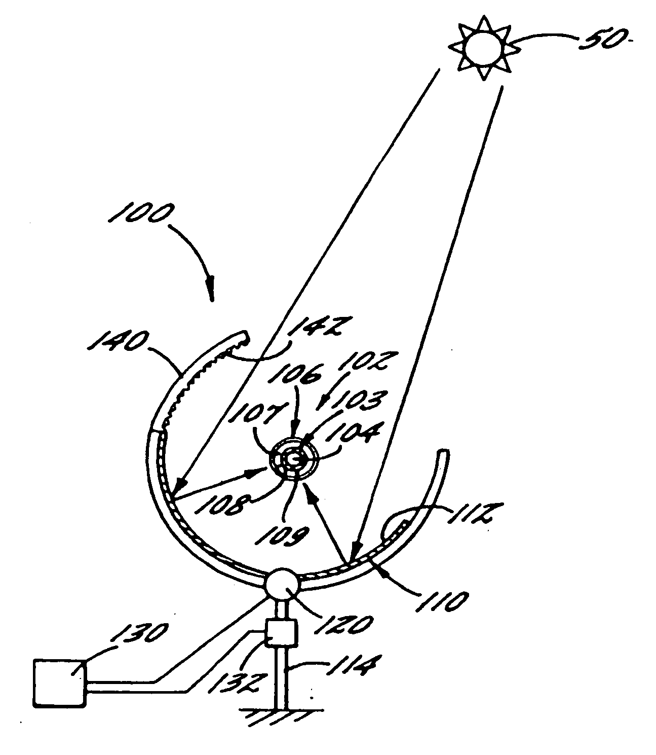 Solar collector and method