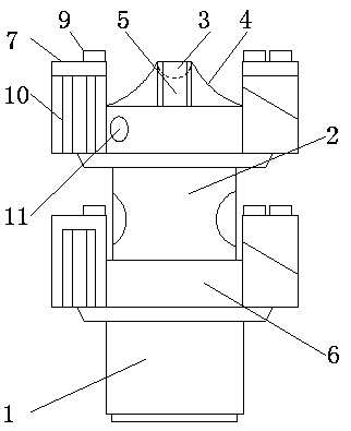 Anti-spread compound drill bit