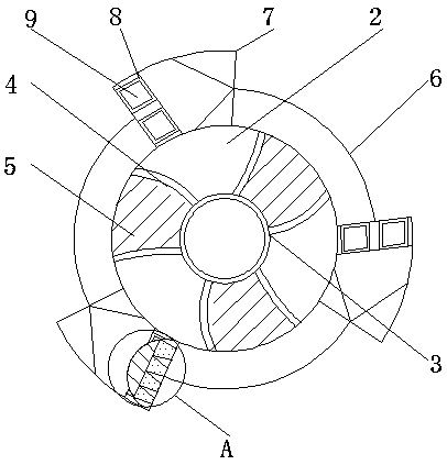 Anti-spread compound drill bit