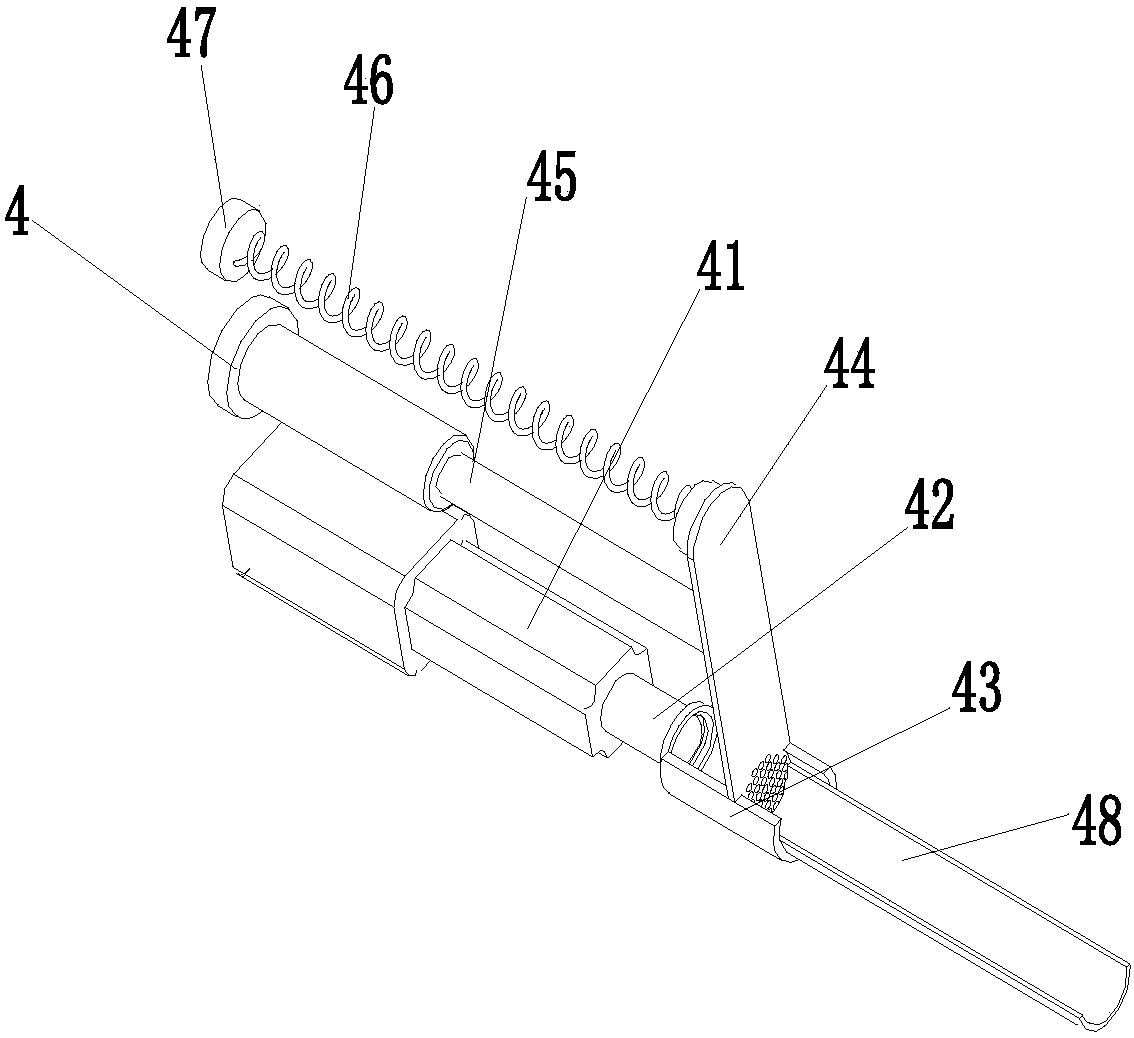 A six-degree-of-freedom one-way paper-inserting industrial robot special manipulator