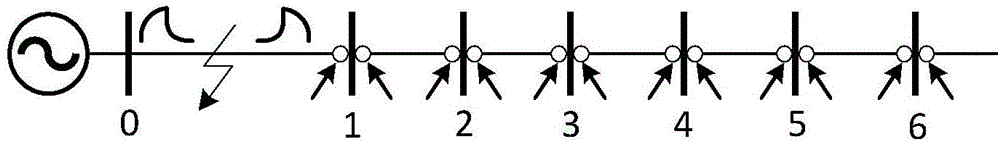 Complex power grid fault location method based on wide-area travelling wave energy and time difference