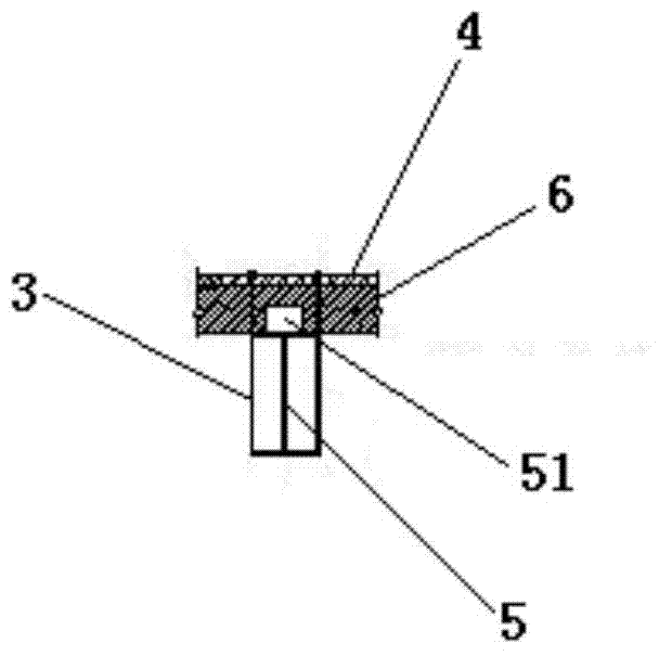 Template overhanging construction method for floor system with composite structure by utilizing profiled steel beams