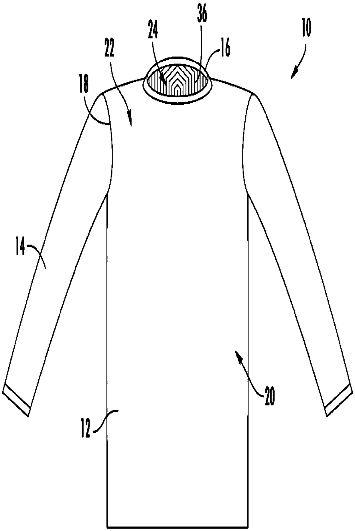 Garment with warmth-keeping layer and manufacturing method thereof