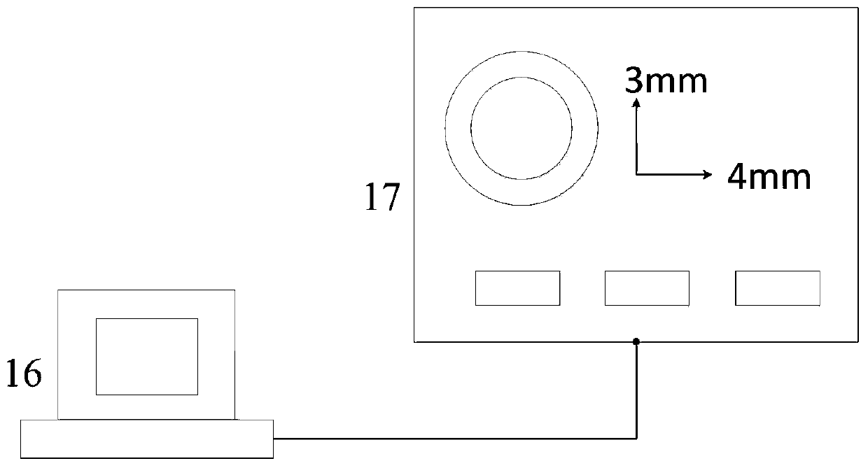 Large-scale forging concentricity detection device and detection method based on ranging principle