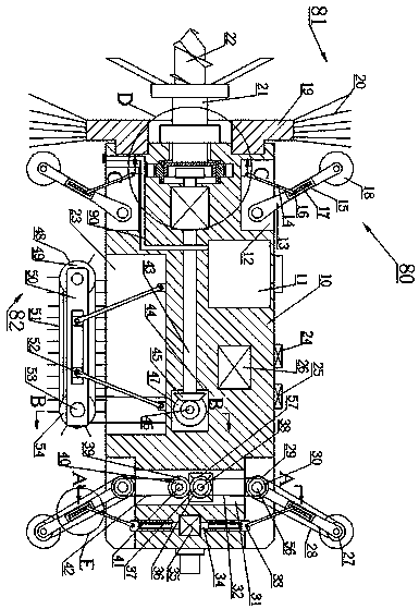 Dredging device for industrial drainage pipeline
