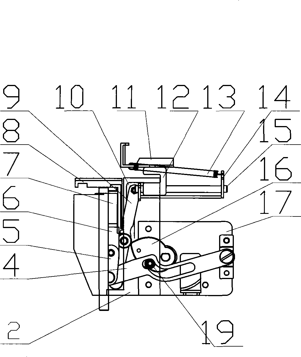 Flat-push card-preparing apparatus of automatic machine for mohjony game