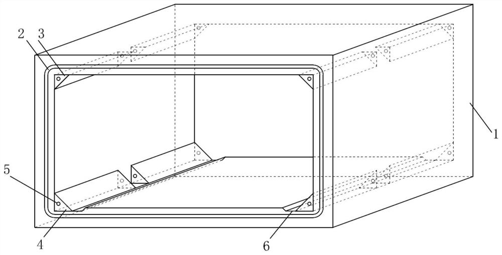 Semi-rigid assembly type comprehensive pipe gallery and construction method thereof