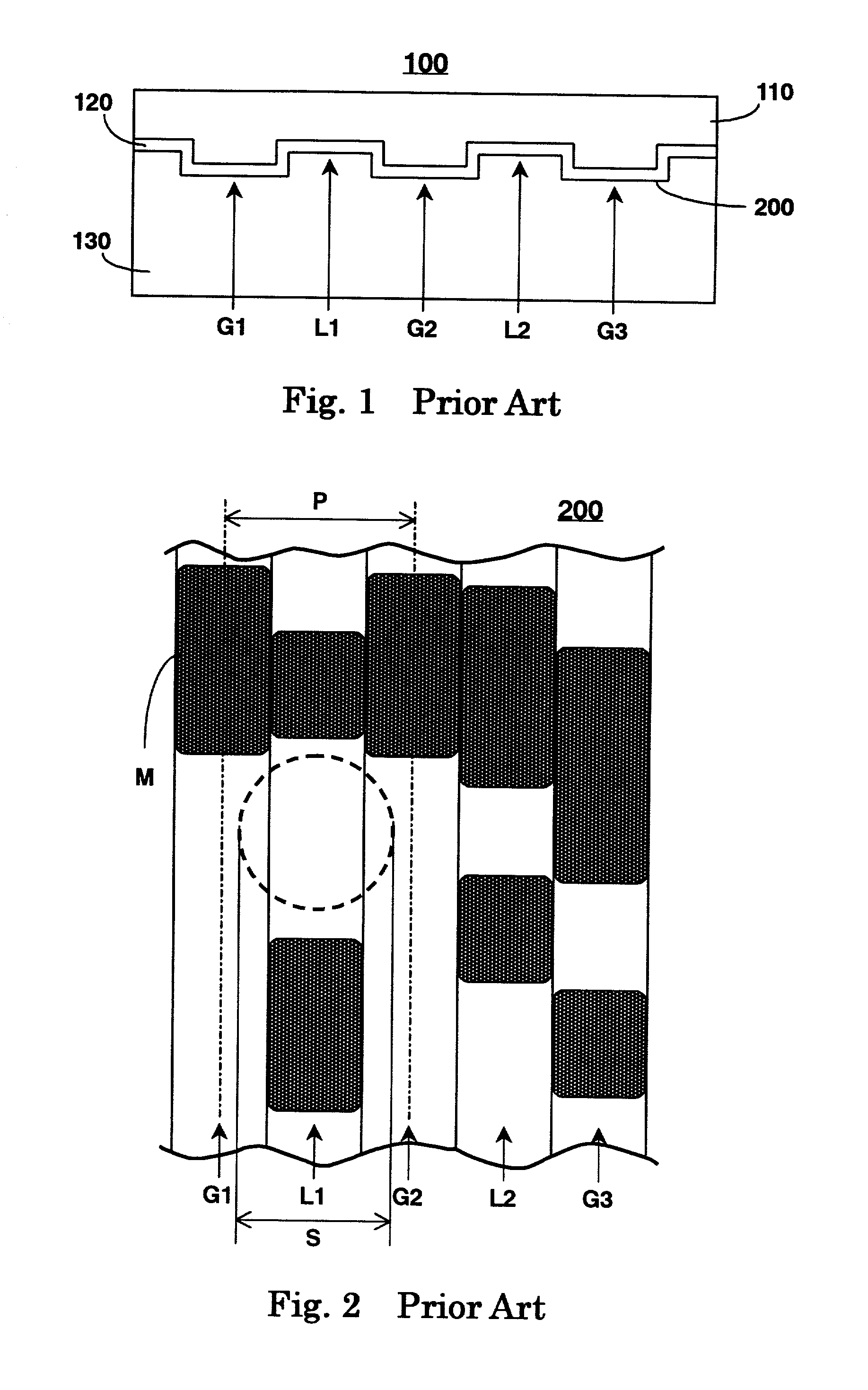 Recording medium having a substrate containing microscopic pattern of parallel groove and land sections and recording/reproducing equipment therefor