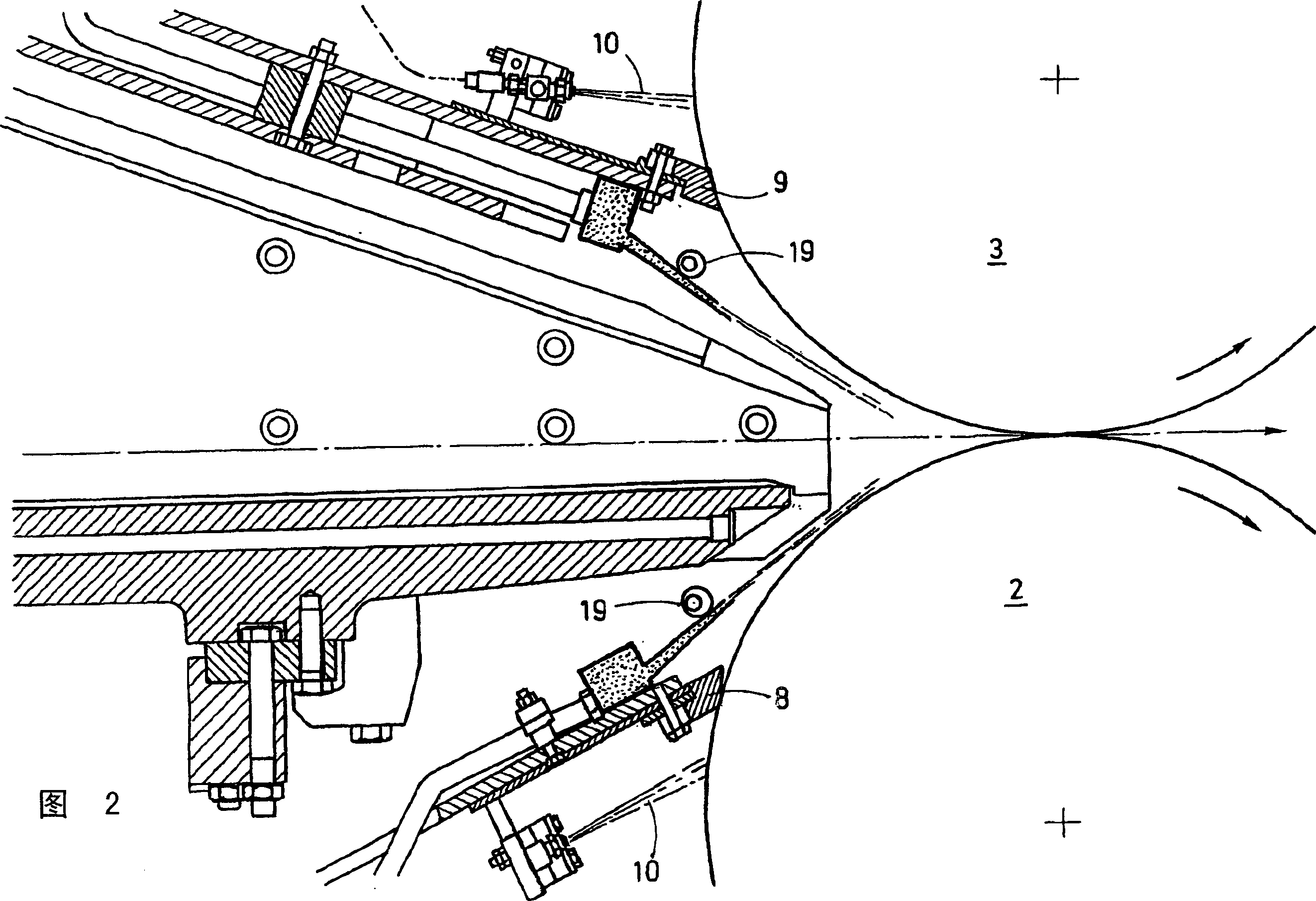 Method for cooling and lubricating rollers on rolling stand