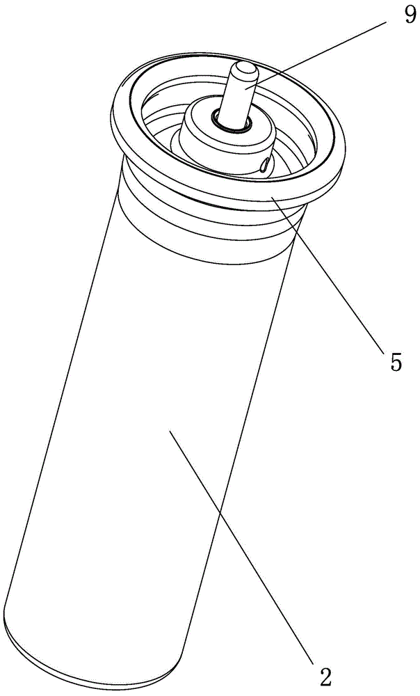 Mixed aerosol spraying device