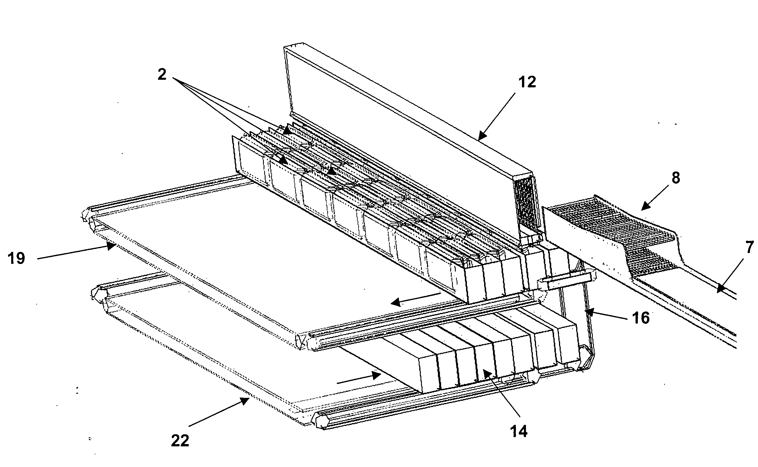 System and method for loading a cargo space with piece goods