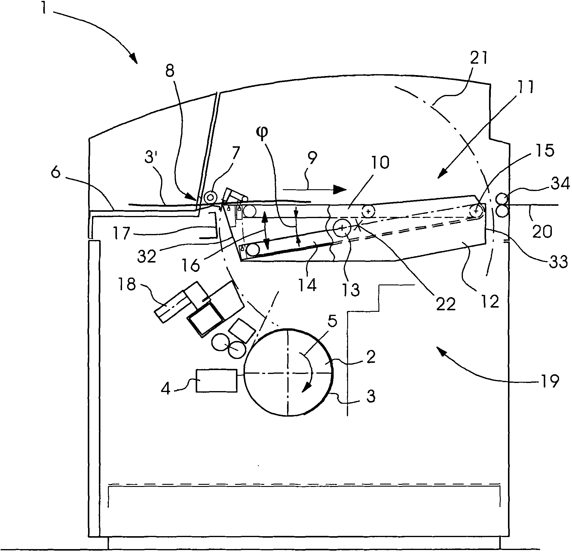 Apparatus and method for handling printing plates and printing plate exposure device