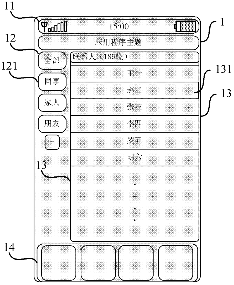 Method and system for rapid operation of elements in touch screen type mobile terminal