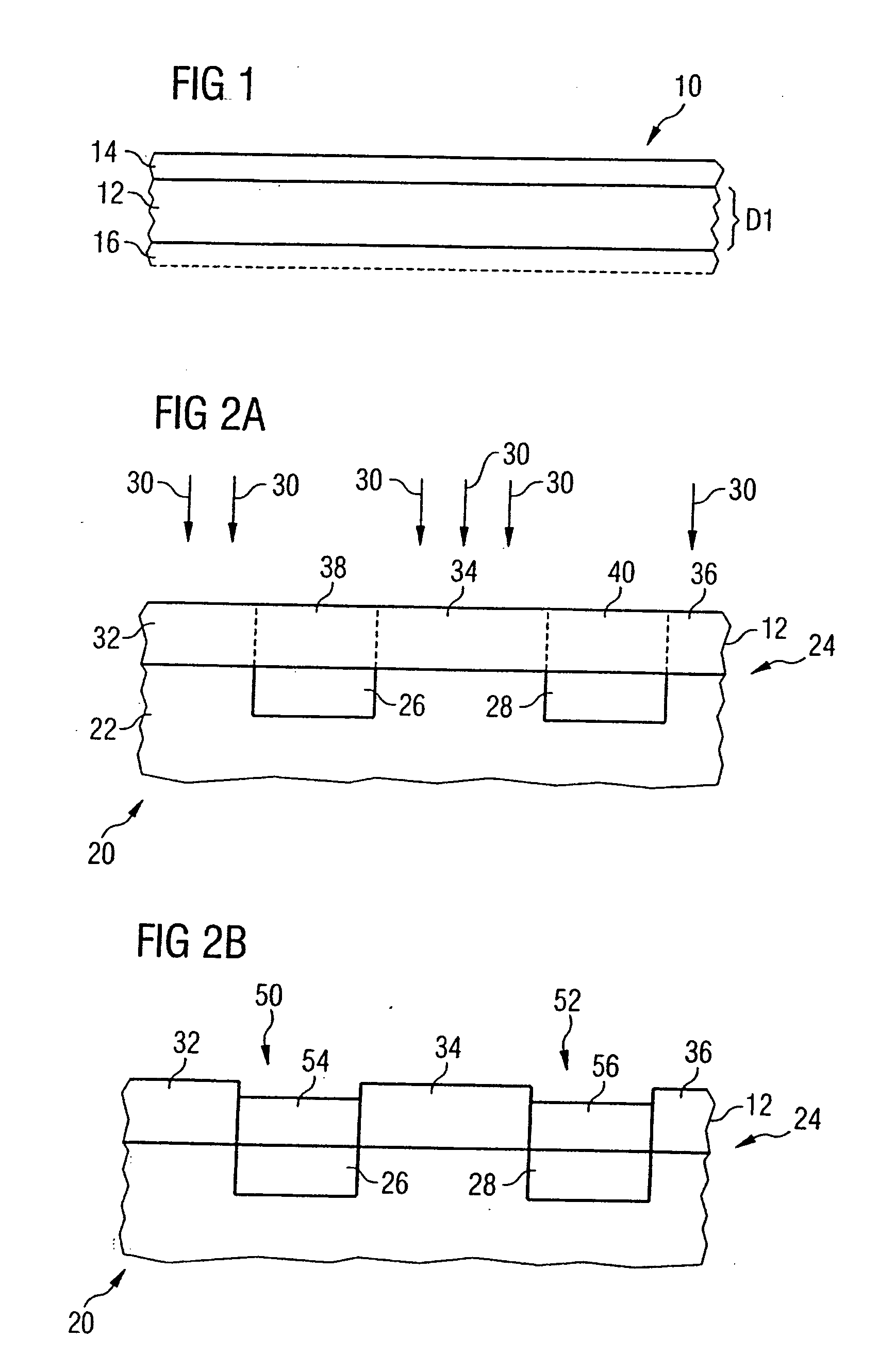 Method for applying a resist layer, uses of adhesive materials, and adhesive materials and resist layer