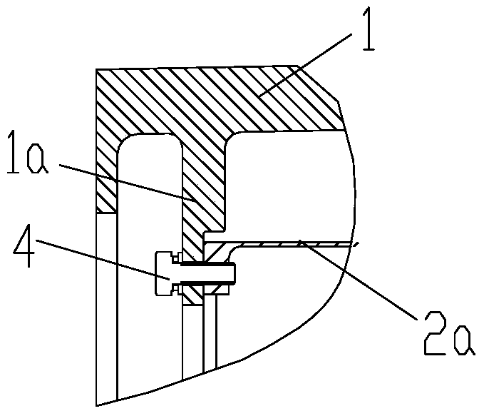 Aircraft built-in engine installation structure and its moving assembly method