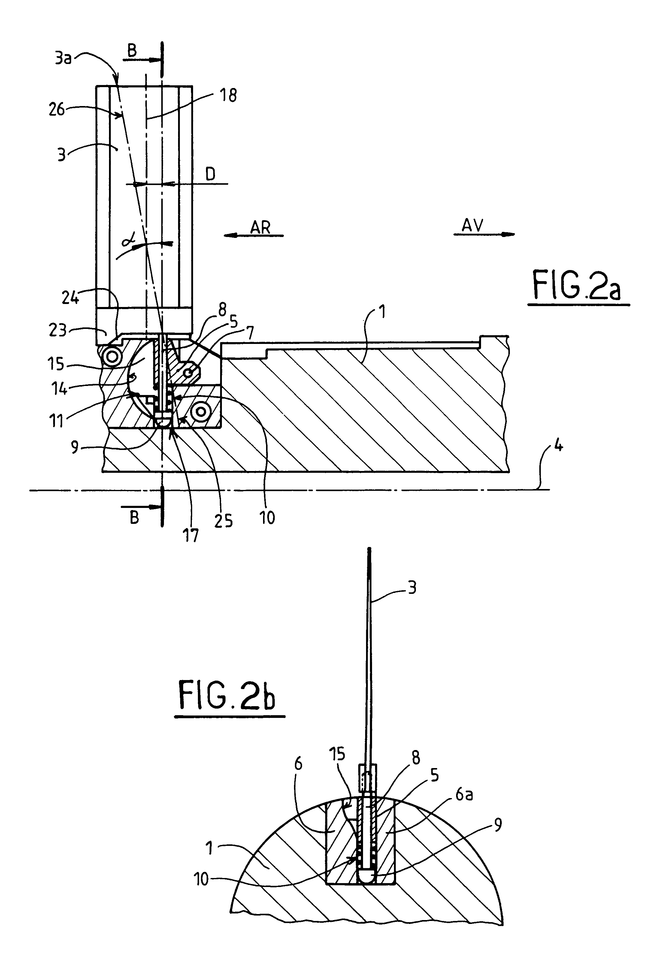 Deployment device for a fin