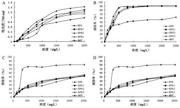 Thelephora ganbajun Zang exopolysaccharide, preparation method thereof and application of exopolysaccharide