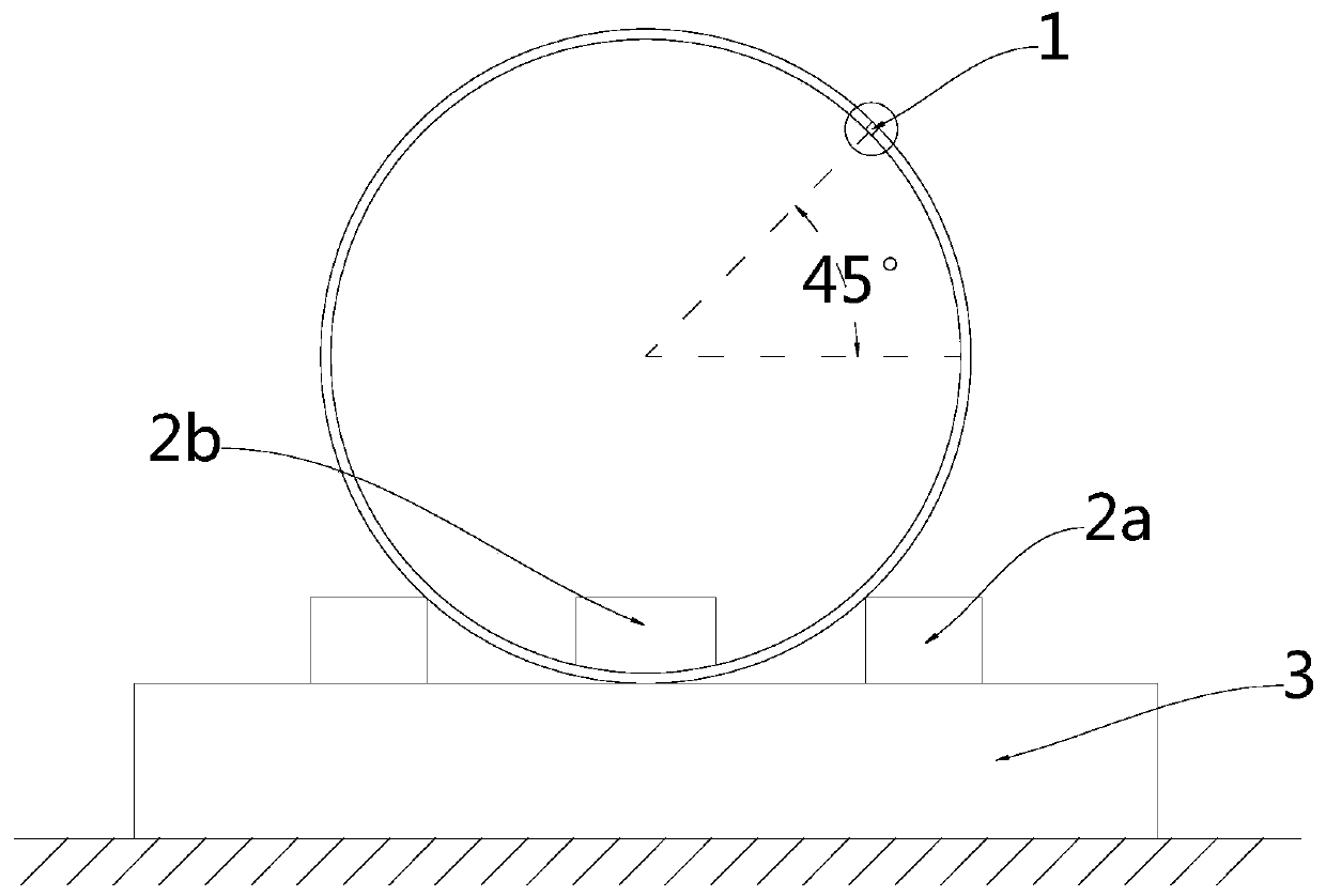 Polishing process for large quartz ring provided with notch
