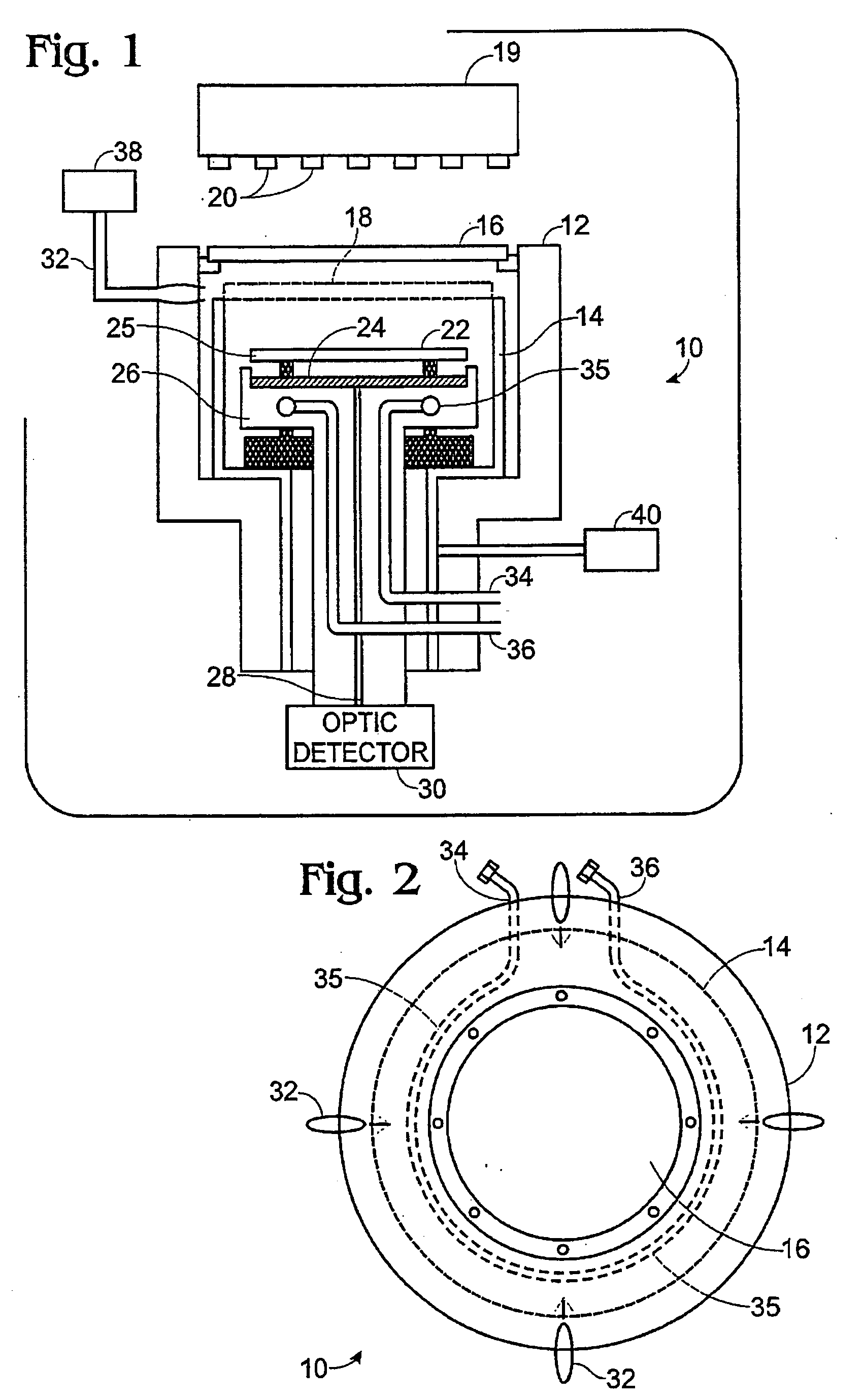 Method of processing selected surfaces in a semiconductor process chamber based on a temperature differential between surfaces