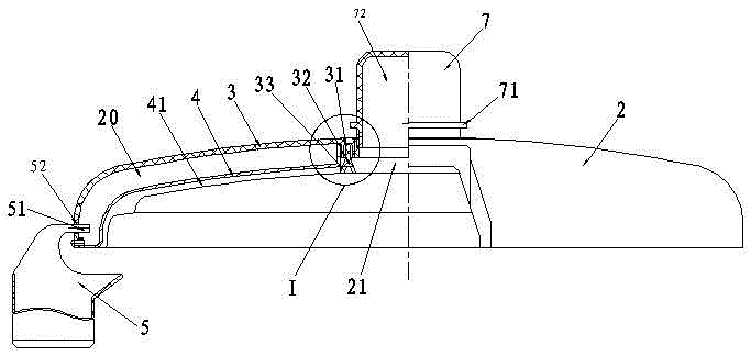 Protective energy-saving cover of pressure cooker