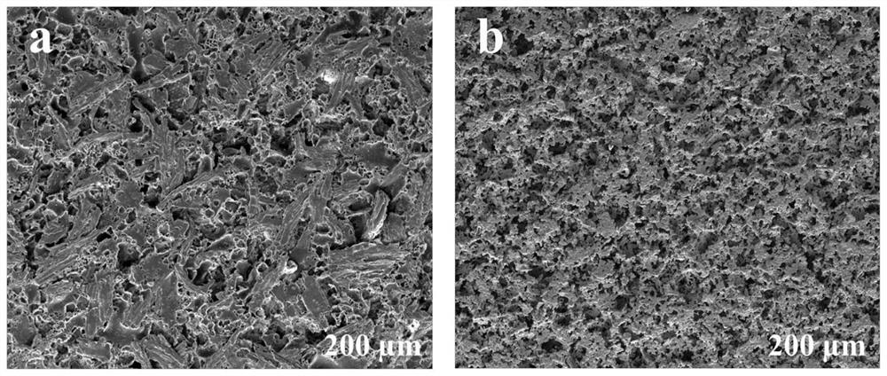 Porous copper-wood fiber/polystyrene double-layer composite capillary core for loop heat pipe and preparation method thereof