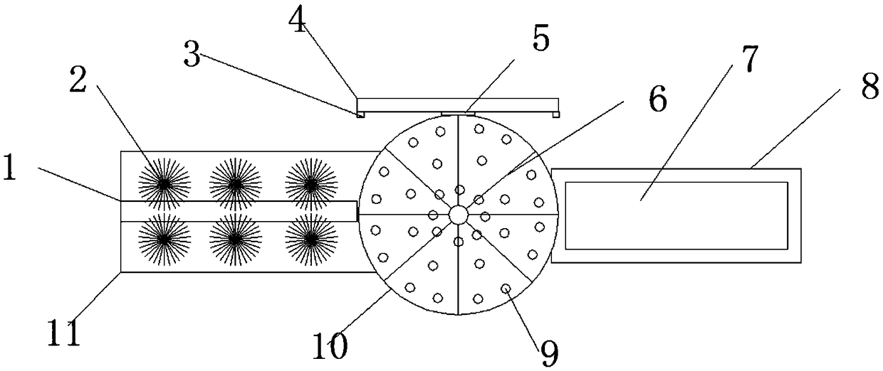 A kind of LED chip cleaning and drying device