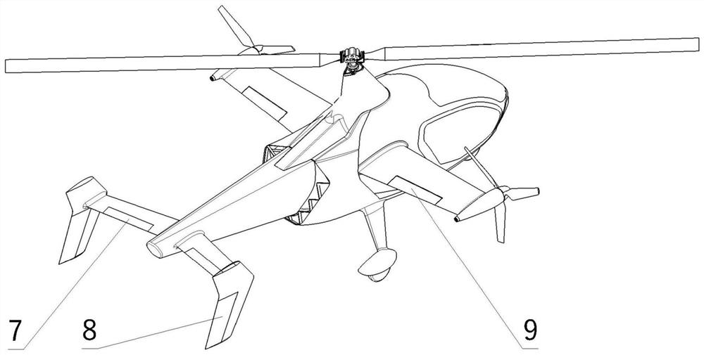 Rotor aircraft capable of vertically taking off and landing