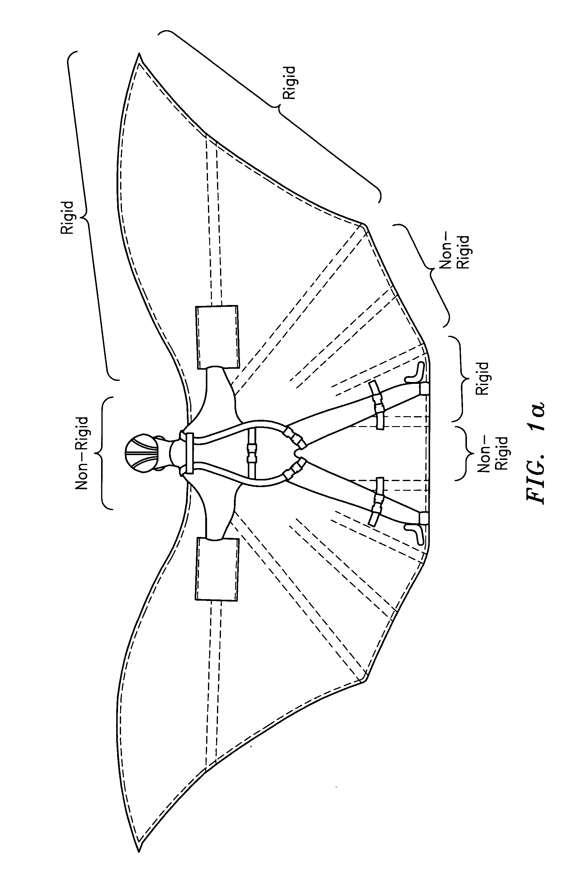 Dynamic human/wind powered flying suit