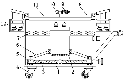 A mobile landscape fountain device