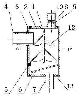 An associated gas condensate recovery device