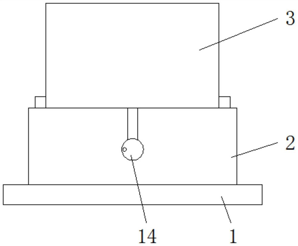 Road engineering settlement surveying device