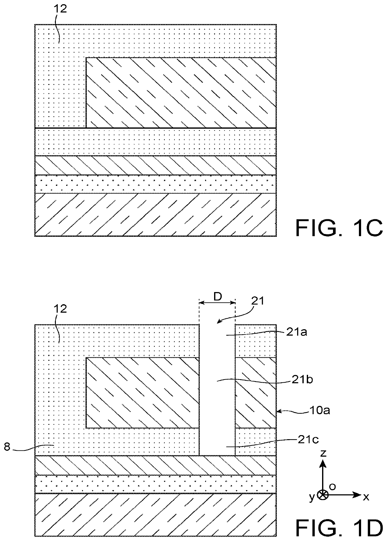 Fabrication of a transistor with a channel structure and semimetal source and drain regions