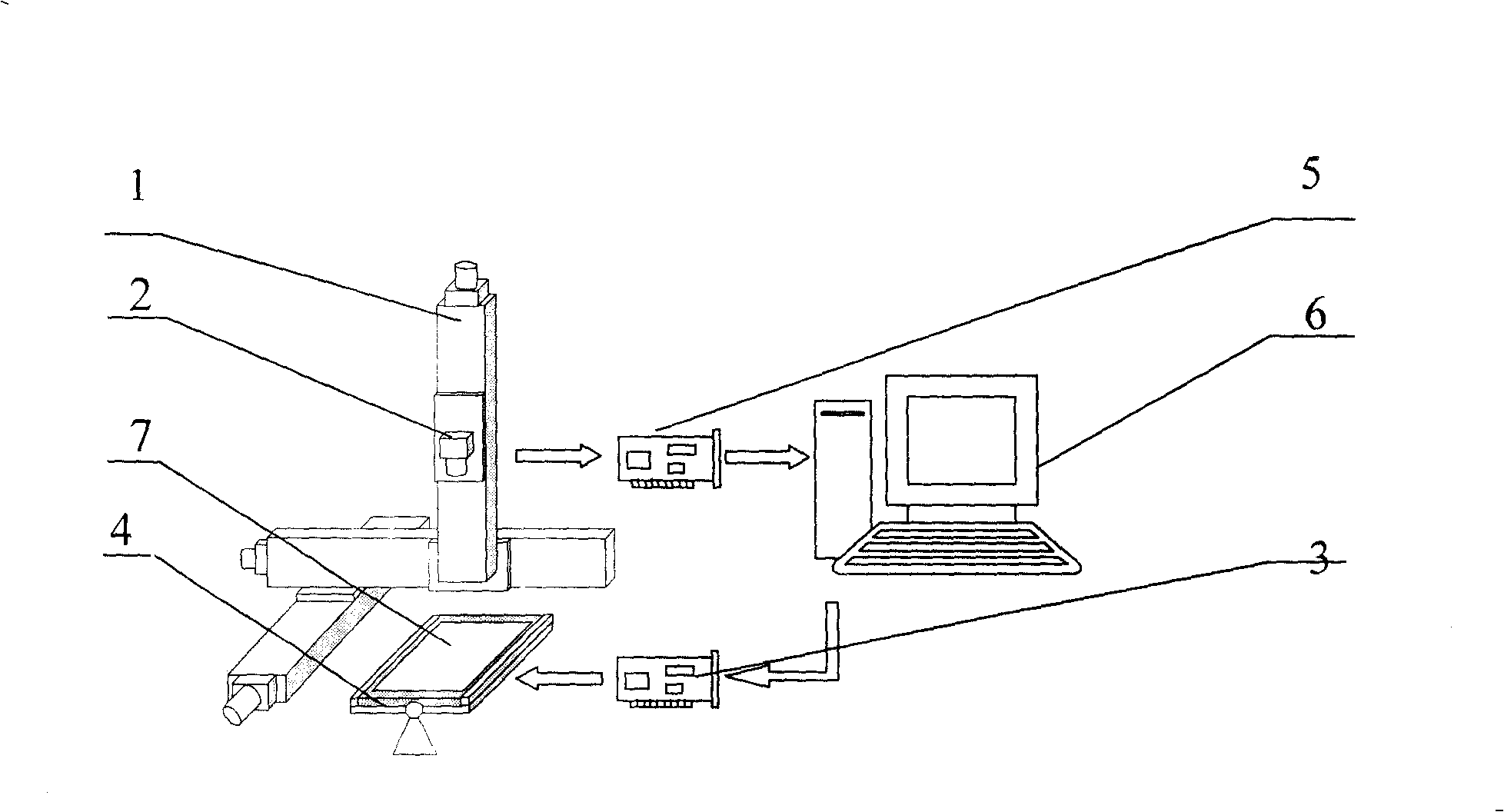 Machine vision based LCD spot flaw detection method and system